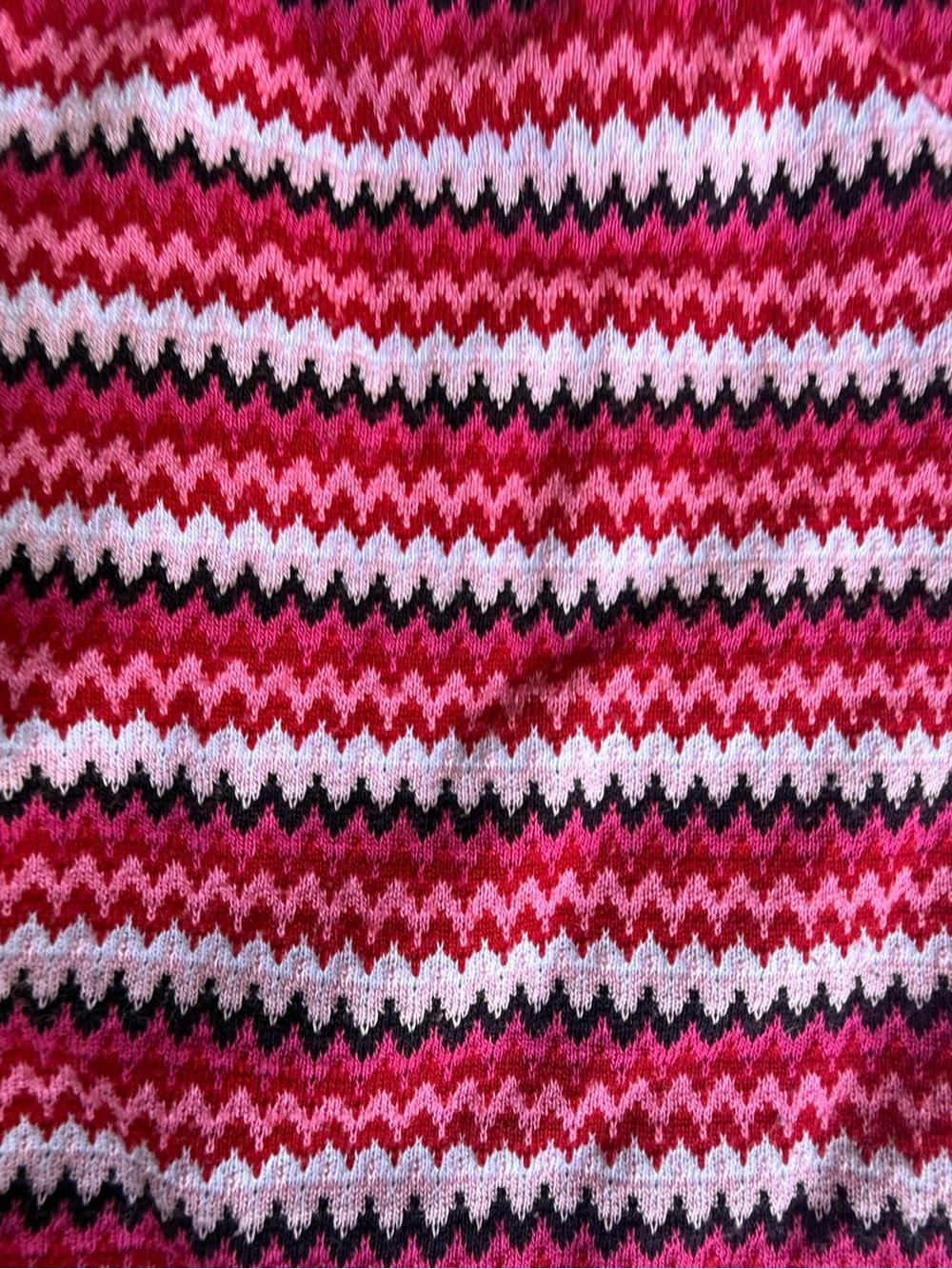 A. Byer Pink and White Striped Knit Cap Sleeve Tank - Picture 3 of 4